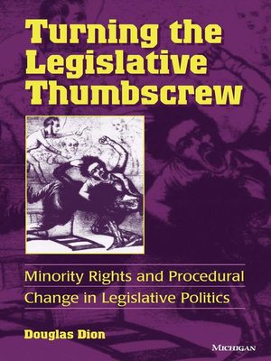cover image of Turning the Legislative Thumbscrew